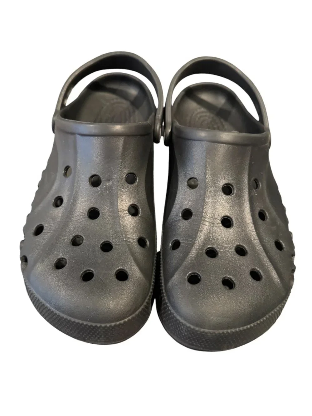 Crocs Classic Clogs Men's 12 Black Lightweight Comfort Slip-On Unisex EUC